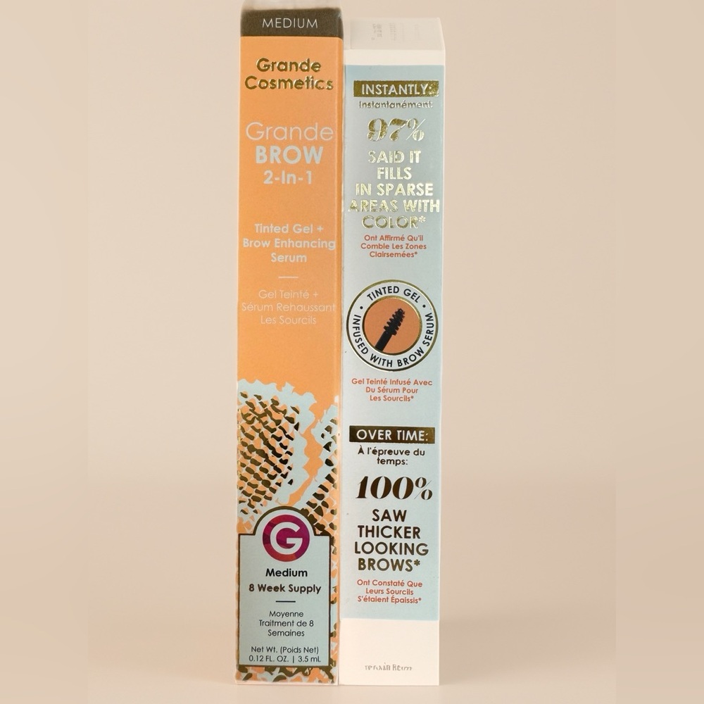 Grande Cosmetics GrandeBROW 2-In-1 Brow Gel-Medium